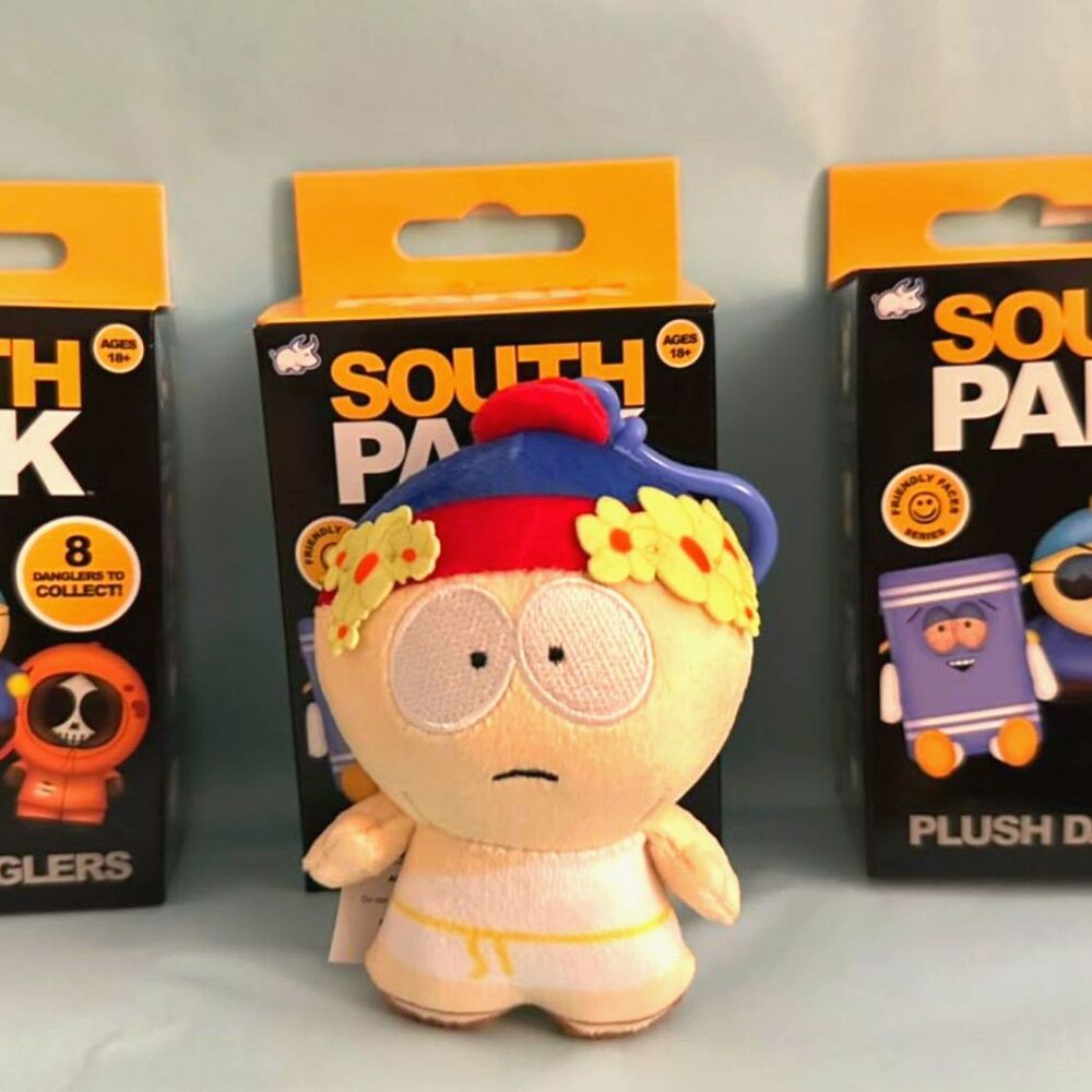 South Park Plush Dangler Stan Marsh Flower Crown Clip Keychain Friendly Faces